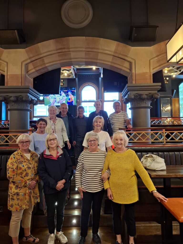 Group members appreciating the original features of the Wartson Fothergill  Building
